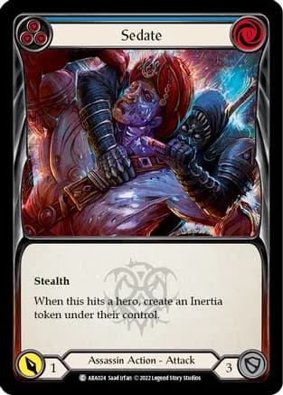 Sedate (Blue) — Blitz Deck: Outsiders - Arakni