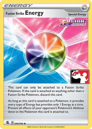 Fusion Strike Energy - 244/264 — Prize Pack Series Cards