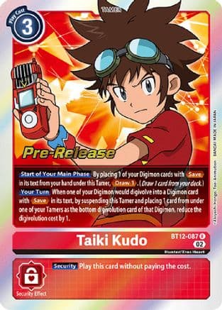 Taiki Kudo — Across Time Pre-Release Cards