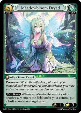 Meadowbloom Dryad — Dawn of Ashes Alter Edition