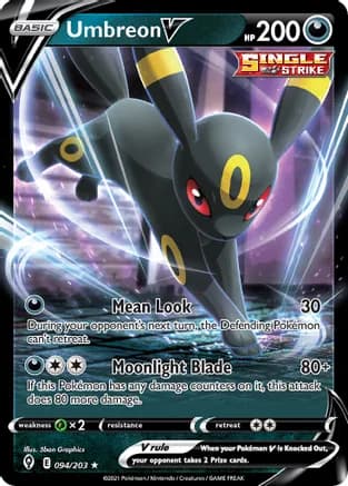 Umbreon V - 094/203 (Non-Holo) — Deck Exclusives
