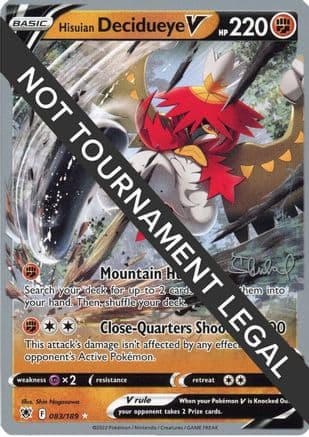 Hisuian Decidueye V - 2022 (Ondrej Skubal) — World Championship Decks