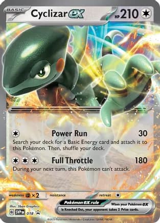 Cyclizar ex - 018 — SV: Scarlet & Violet Promo Cards