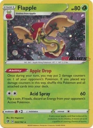Flapple - 022/192 (EB Games Exclusive) — Miscellaneous Cards & Products