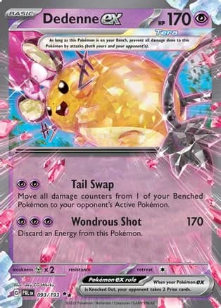 Dedenne ex - 093/193 — SV02: Paldea Evolved