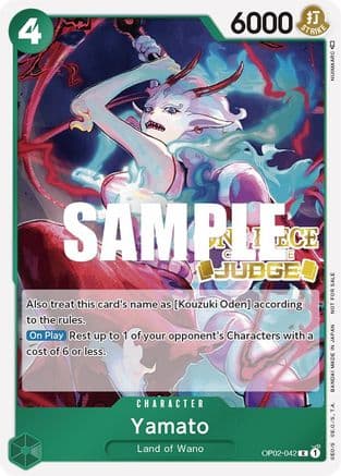 Yamato (Judge) — One Piece Promotion Cards