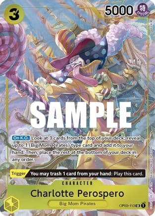 Charlotte Perospero (Alternate Art) — Pillars of Strength