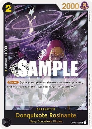 Donquixote Rosinante (Store Championship Participation Pack) — One Piece Promotion Cards