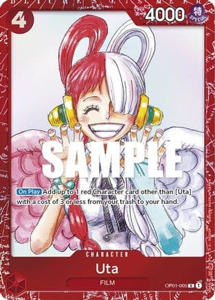Uta (Premium Card Collection -ONE PIECE FILM RED Edition-) — One Piece Promotion Cards
