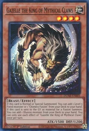 Gazelle the King of Mythical Claws — Duelist Nexus