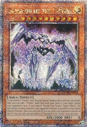 Demigod of the Tistina (Quarter Century Secret Rare) — Duelist Nexus