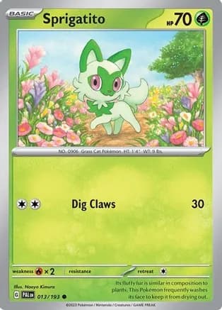 Sprigatito - 013/193 (Summer 2023 Collector Chest) — Miscellaneous Cards & Products
