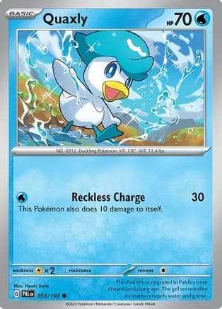 Quaxly - 050/193 (Summer 2023 Collector Chest) — Miscellaneous Cards & Products