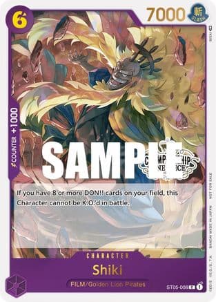 Shiki (Store Championship Participation Pack Vol. 2) — One Piece Promotion Cards