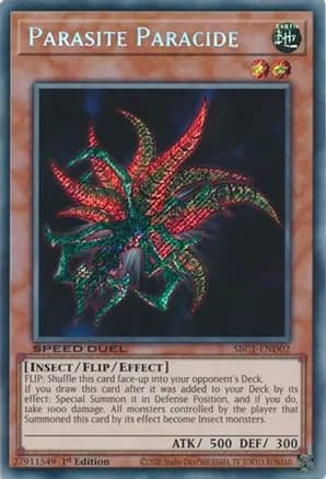 Parasite Paracide (Secret Rare) — Speed Duel: Streets of Battle City