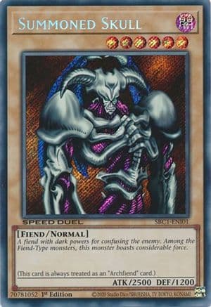 Summoned Skull (Secret Rare) — Speed Duel: Streets of Battle City