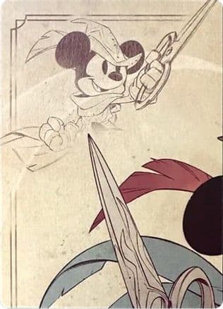 Mickey Mouse - Brave Little Tailor Puzzle Insert (Top Left) — The First Chapter