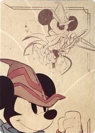 Mickey Mouse - Brave Little Tailor Puzzle Insert (Top Right) — The First Chapter
