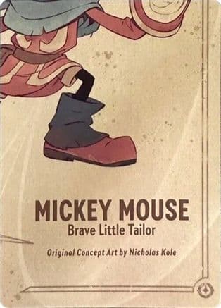 Mickey Mouse - Brave Little Tailor Puzzle Insert (Bottom Right) — The First Chapter