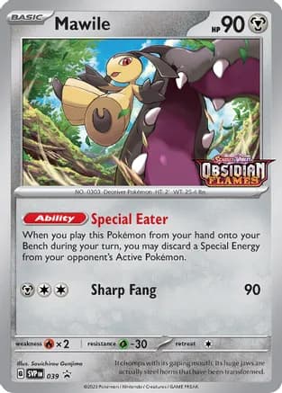 Mawile - 039 (Prerelease) — SV: Scarlet & Violet Promo Cards