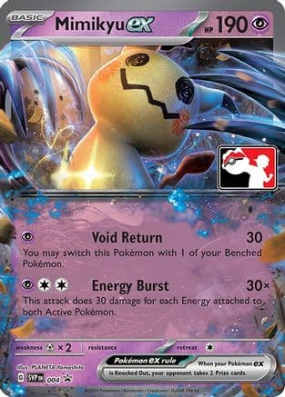 Mimikyu ex - 004 — Prize Pack Series Cards