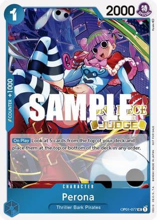 Perona (Judge Pack Vol. 2) — One Piece Promotion Cards