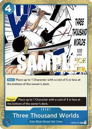 Three Thousand Worlds (Judge Pack Vol. 2) — One Piece Promotion Cards