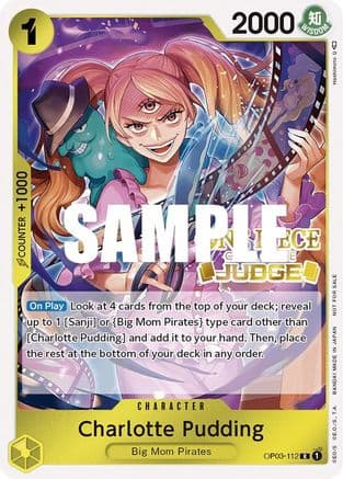 Charlotte Pudding (Judge Pack Vol. 2) — One Piece Promotion Cards