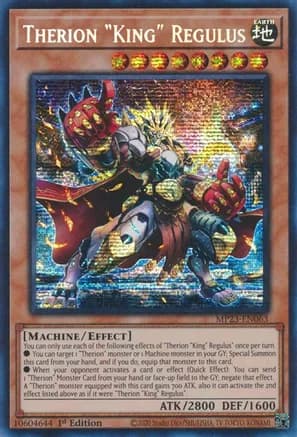 Therion "King" Regulus — 25th Anniversary Tin: Dueling Heroes Mega Pack