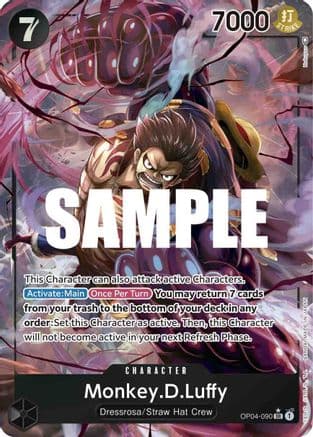 Monkey.D.Luffy (090) (Alternate Art) — Kingdoms of Intrigue