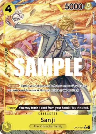 Sanji (104) (Alternate Art) — Kingdoms of Intrigue