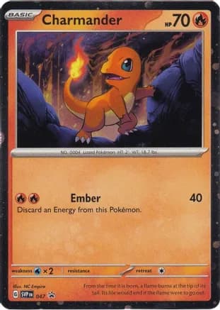 Charmander - 047 (Cosmos Holo) — SV: Scarlet & Violet Promo Cards