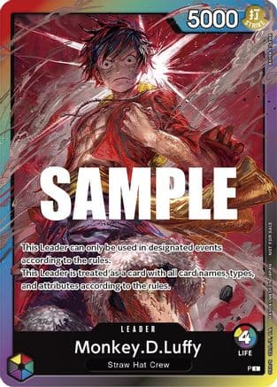 Monkey.D.Luffy (Leader Pack) (Sealed Battle 2023 Vol. 1) — One Piece Promotion Cards
