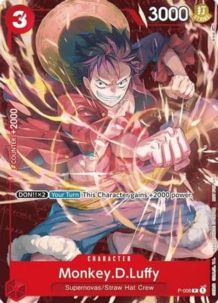 Monkey.D.Luffy - P-006 (Retail Promo) — One Piece Promotion Cards