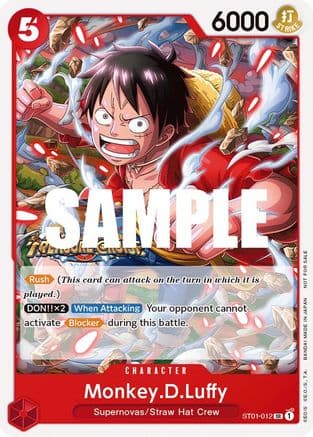 Monkey.D.Luffy (Tournament Pack Vol. 5) — One Piece Promotion Cards