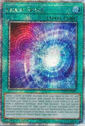 Chaos Space (Quarter Century Secret Rare) — 25th Anniversary Rarity Collection