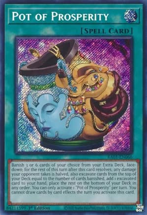 Pot of Prosperity (Secret Rare) — 25th Anniversary Rarity Collection