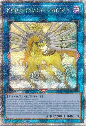 Knightmare Unicorn (Quarter Century Secret Rare) — 25th Anniversary Rarity Collection