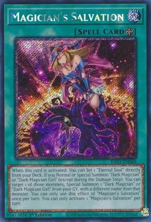 Magician's Salvation (Platinum Secret Rare) — 25th Anniversary Rarity Collection