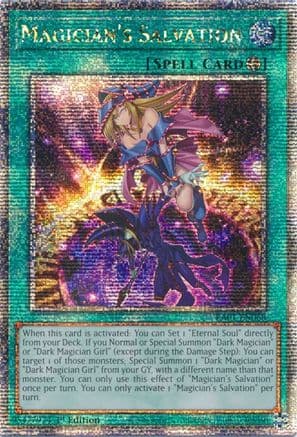 Magician's Salvation (Quarter Century Secret Rare) — 25th Anniversary Rarity Collection