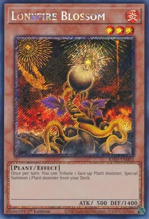 Lonefire Blossom (Platinum Secret Rare) — 25th Anniversary Rarity Collection