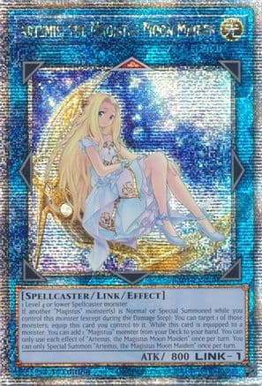 Artemis, the Magistus Moon Maiden (Quarter Century Secret Rare) — 25th Anniversary Rarity Collection