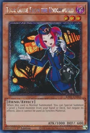 Tour Guide From the Underworld (Platinum Secret Rare) — 25th Anniversary Rarity Collection