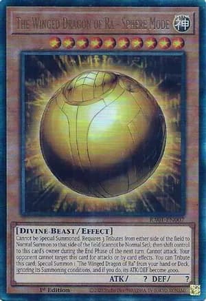 The Winged Dragon of Ra - Sphere Mode (PUR) — 25th Anniversary Rarity Collection