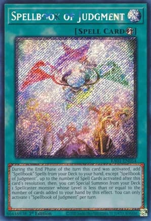 Spellbook of Judgment (Platinum Secret Rare) — 25th Anniversary Rarity Collection