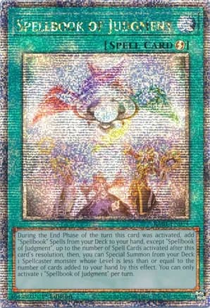Spellbook of Judgment (Quarter Century Secret Rare) — 25th Anniversary Rarity Collection