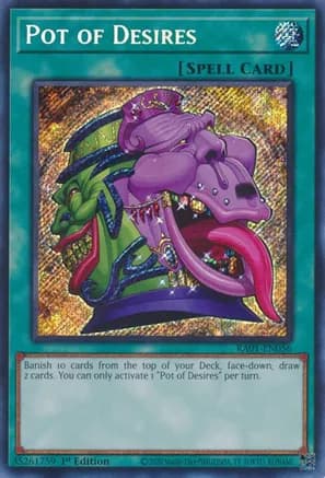 Pot of Desires (Secret Rare) — 25th Anniversary Rarity Collection