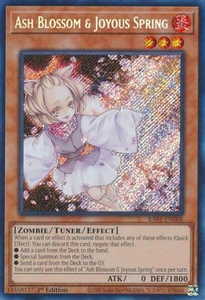 Ash Blossom & Joyous Spring (Secret Rare) — 25th Anniversary Rarity Collection