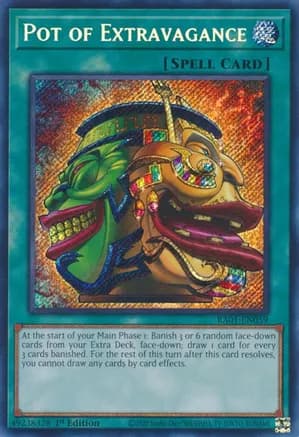 Pot of Extravagance (Secret Rare) — 25th Anniversary Rarity Collection