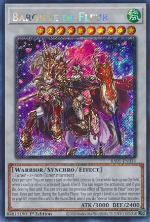 Baronne de Fleur (Platinum Secret Rare) — 25th Anniversary Rarity Collection
